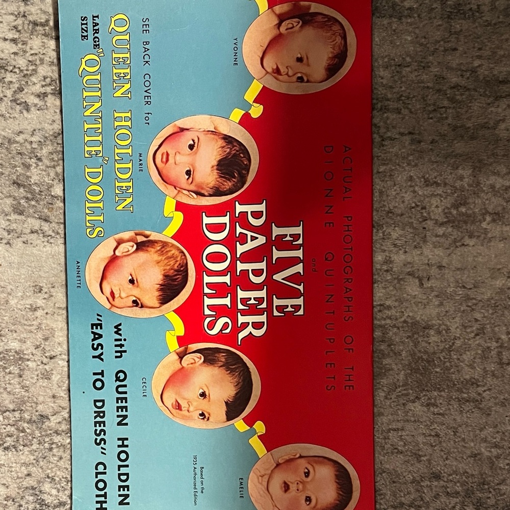 Quintuplets Paper Dolls Set